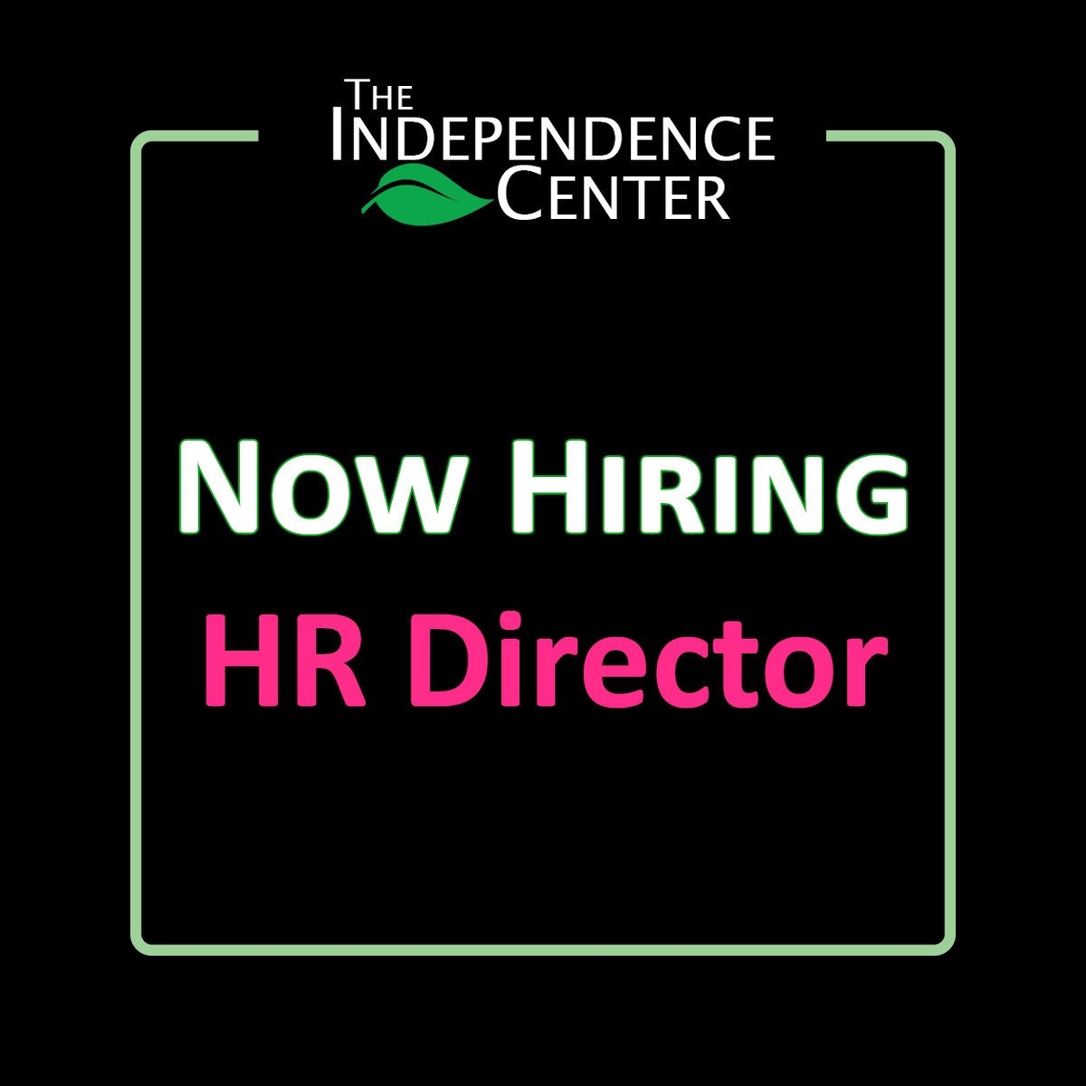RealEmpowerment's tweet photo. The Independence Center is looking for a HR Director. If you or someone you know are interested please visit https://t.co/opBMMhrTnQ https://t.co/5hdEMSM7RK