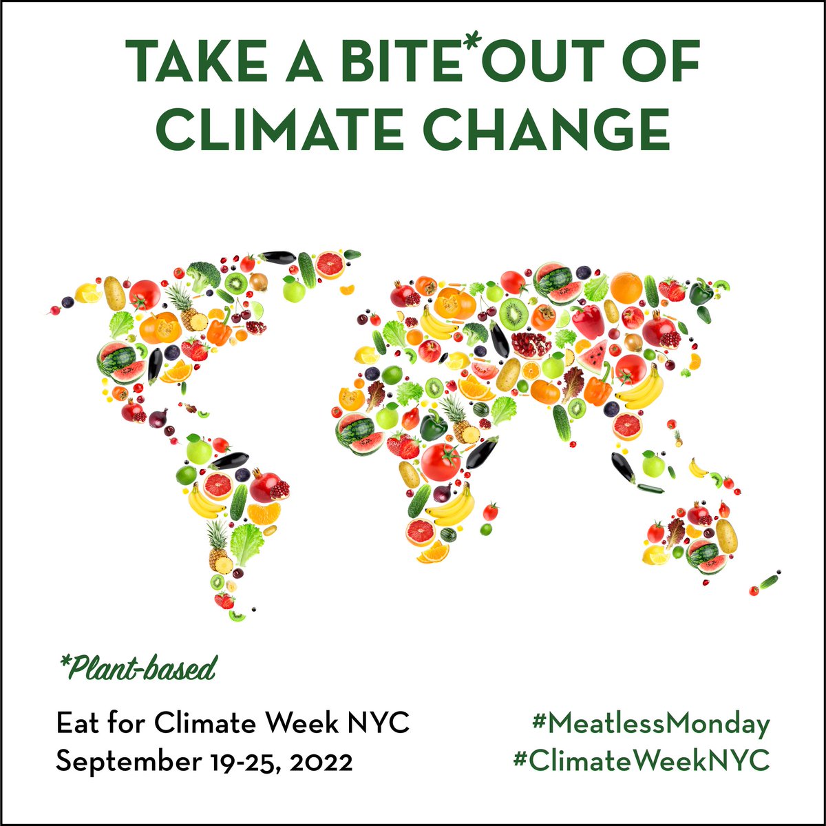 MeatlessMonday's tweet photo. #EatforClimateWeek Fact: If everyone in #NewYorkCity chooses a veggie burger instead of a ΒΌ lb. beef burger for Meatless Monday, weβd save enough water to fill 79 million bathtubs of water. #MeatlessMonday #ClimateWeekNYC @TheClimateGroup https://t.co/e7Wc5Y1ymQ https://t.co/Psoet5fh8t