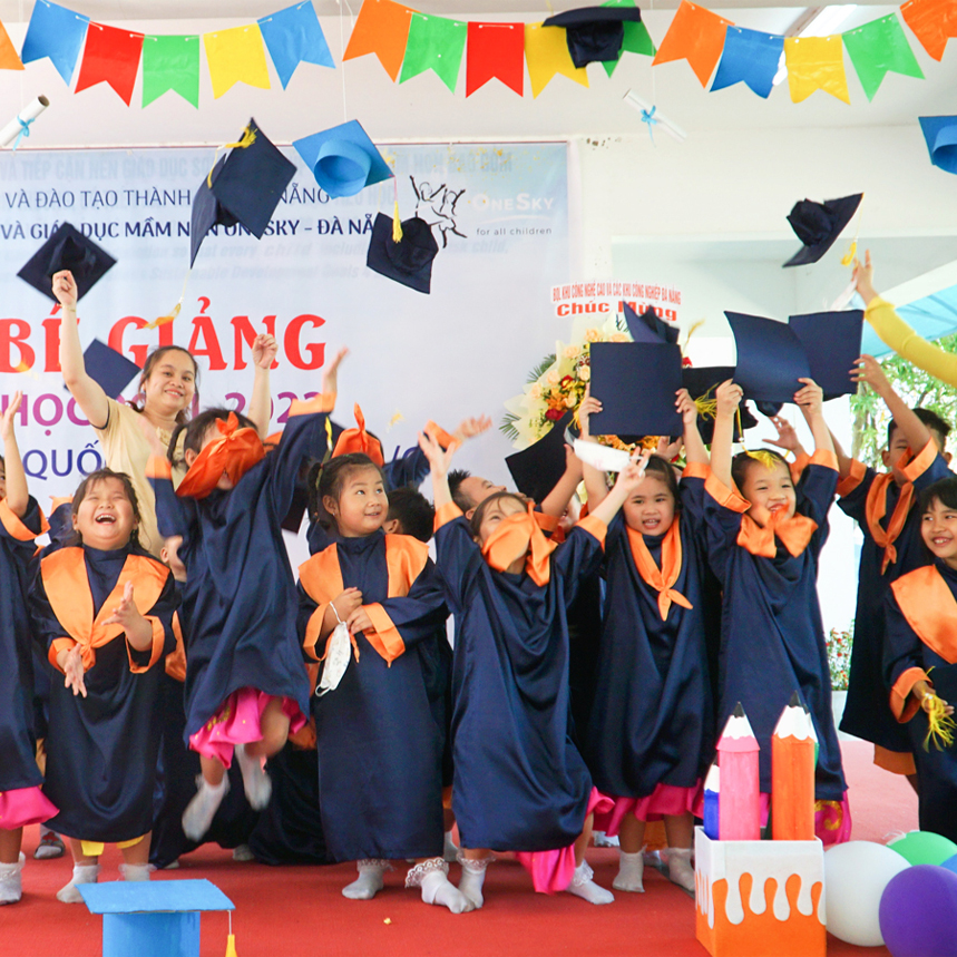 We've cared for them as babies – now they’re ready for primary school! Kids like young Quyen, Hai, and Phu are all smiles as they graduate from the Early Learning Center (ELC) in Vietnam, confident of their place in the world. Click to read: bit.ly/ELC-All-Grown-…