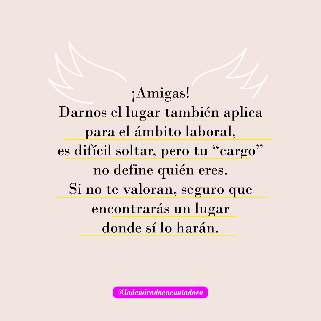 ladelasmiradas's tweet photo. #ALaAmigaDeUnaAmiga ¿Te ha pasado algo así? Si tuvieras un trabajo con alta carga laboral y en el que no te sientes valoradx ¿sigues intentando o renuncias? ¿Qué harías tu?
Cuéntame en los comentarios 👇

#Trabajo #ConsejosSaludables https://t.co/uDOvkCNTz0