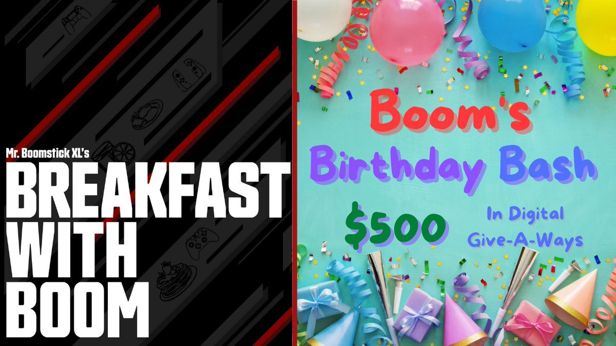MrboomstickXL's tweet photo. A HUGE CONGRATS to ALL of the #Winners of today "Boom's Birthday Bash" $500 Digital Give-A-Way (10X $50 Gift Cards)
#SithLord, #TempestSun, #L3thalPoppa, #AwfulGrim, #JeroldMack, #EastTexasAlex, #SuperDuperMan, #JoeDunmore, #Kammie28 & #LeonardHerrera https://t.co/8Xvwf3Hkax
