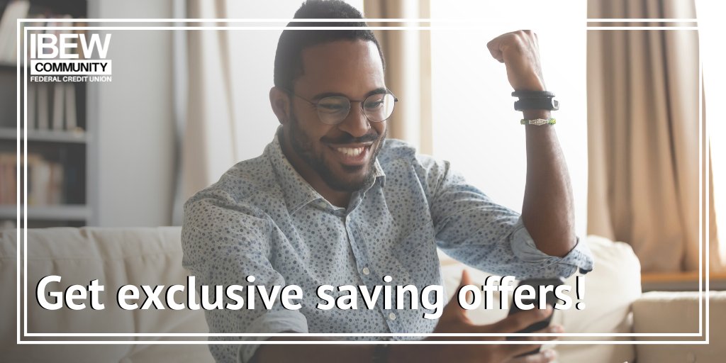 IBEWCFCU's tweet photo. Get exclusive saving offers with IBEW Text! 📲 Plus, stay up to date on weather-related branch closings, upcoming events, and special promotions! 🗯 Just text 'ibewfcu' to 800-400-2890.

#TexasMade #TexasStrong https://t.co/yCFD0VZR7e