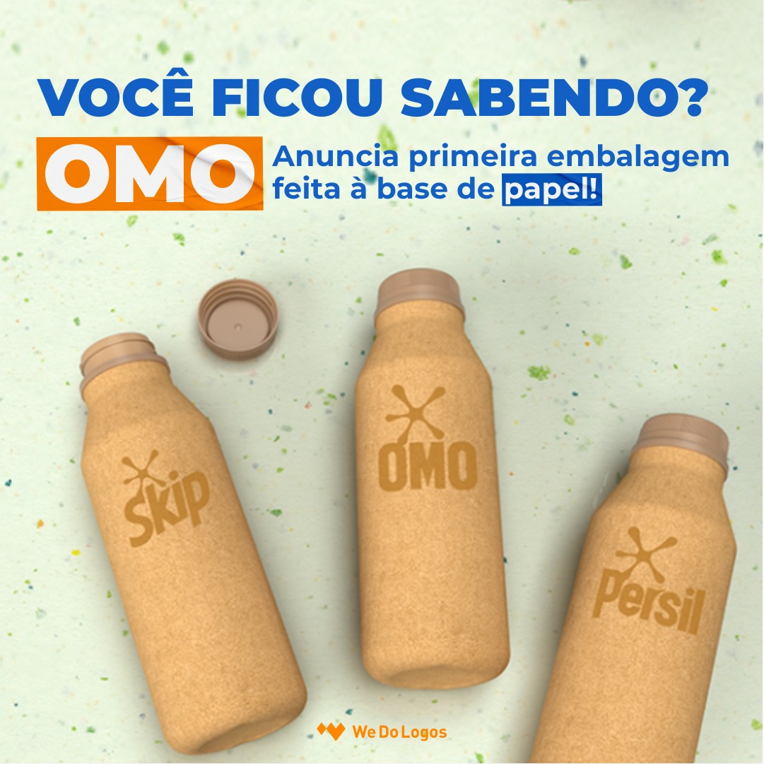 OMO líquido anuncia primeira embalagem à base de papel.

A novidade utiliza uma nova tecnologia desenvolvida em parceria com o consórcio Pulpex que reúne outras empresas do setor, como a Diageo e Pilot Lite.
