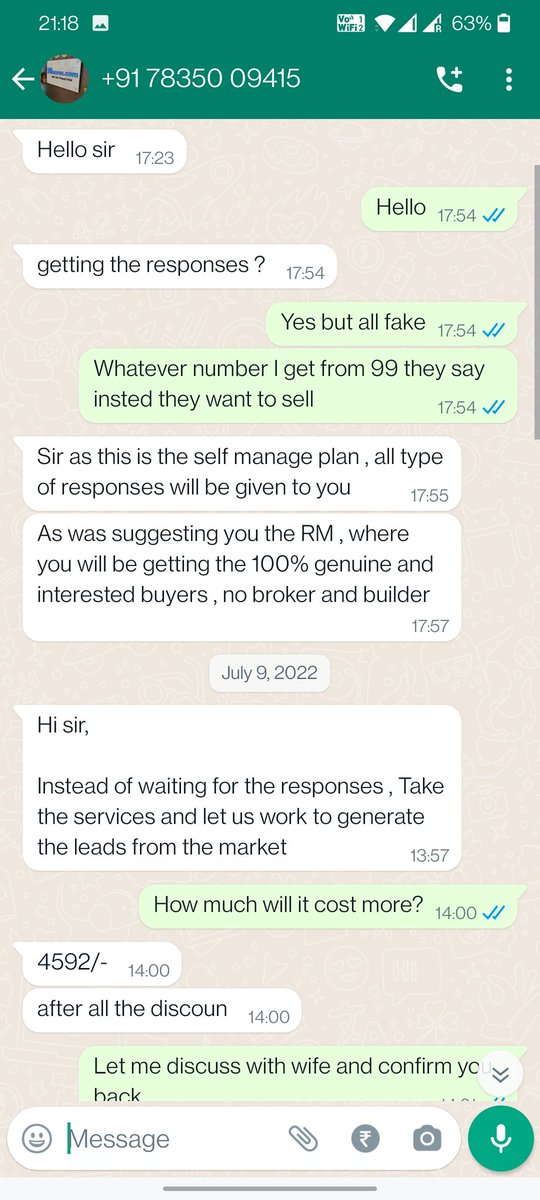 stanand's tweet photo. @99acresIndia after taking your all paid services I don't get any response and you guys don't even bother to reply me... pathetic @magicbricks @nobrokercom @Housing https://t.co/zfrJ6ZLTDw