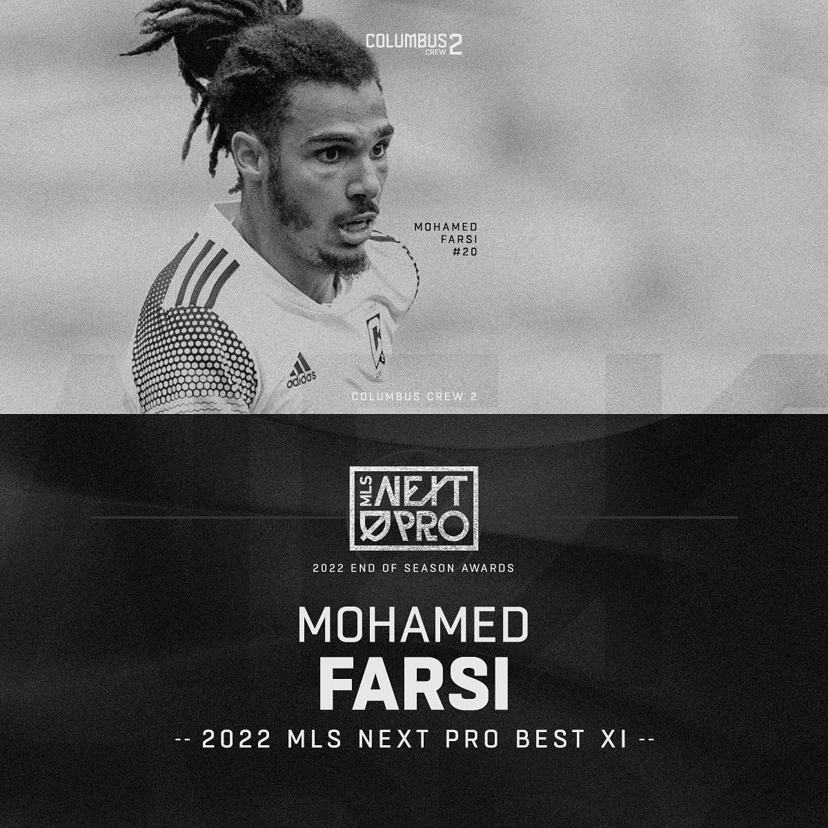ColumbusCrew2's tweet photo. Honors all around 🙌

Farsi, Parente, Russell-Rowe, Schulte have all been named to the @MLSNEXTPRO Best XI. 

#Crew96 | #VamosColumbus https://t.co/ggP9R7MgNU