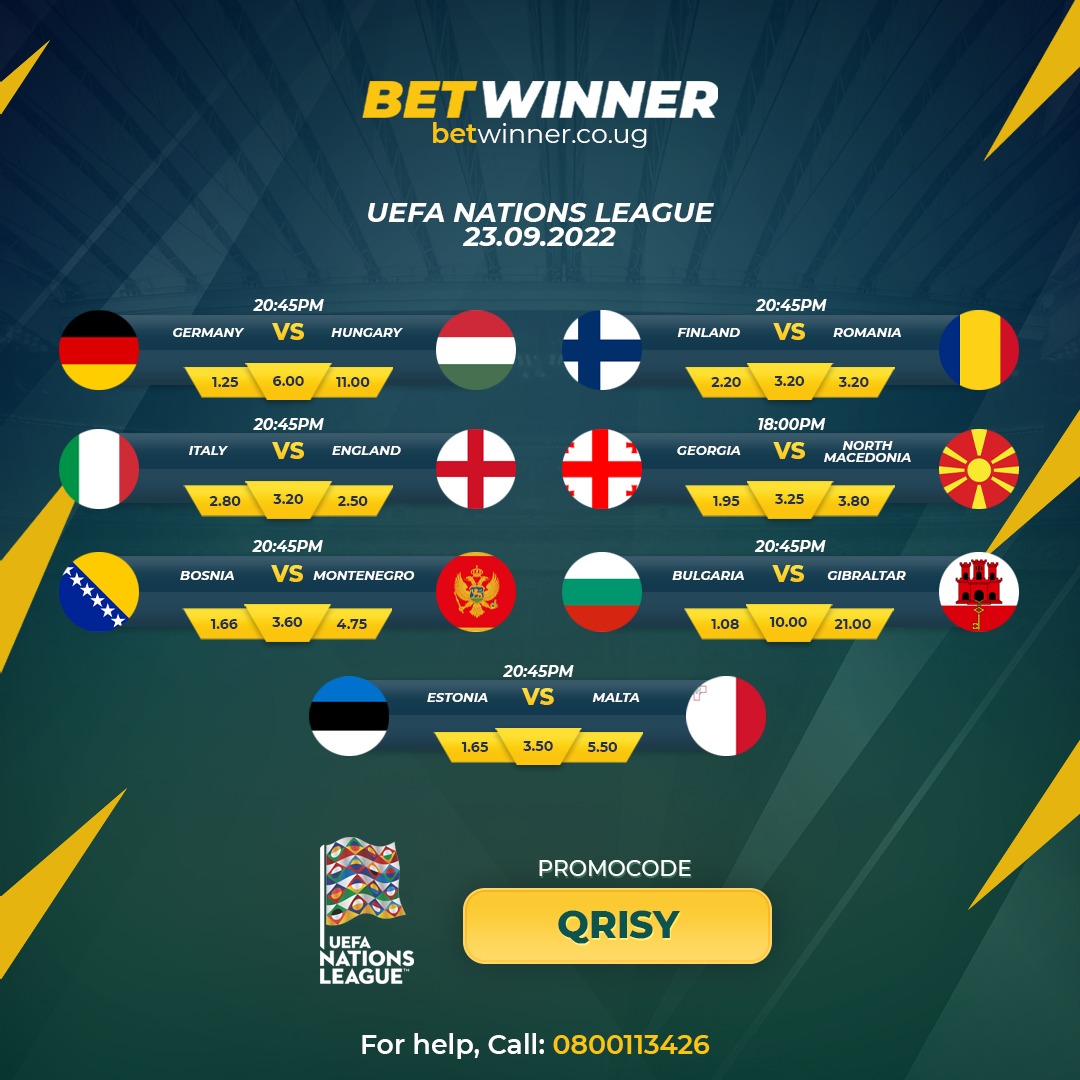 Qrisy_Qrisy's tweet photo. The Natioms League returna tonight with two great rivals and champions face off.
Italy Vs England

Grab this super &amp; assured Odd 2 with booking "6UAD8" via https://t.co/6lXUNzpqcr, also win 100% bonus on your initial deposit with promo code "QRISY" 

#Betwinner https://t.co/XAVAzZ42Zr