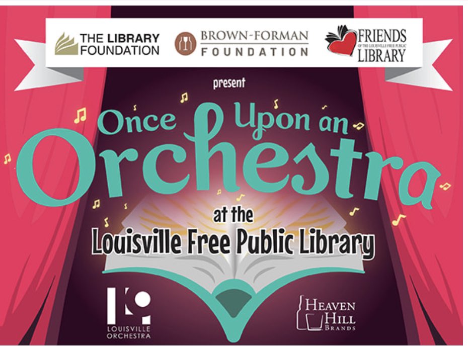 Bring your family &amp; enjoy storytelling adventures with creative music making. Join the Louisville Public Library &amp; Louisville Orchestra for a fun, interactive storytelling through music performance. For more info. lfpl.org/orchestra/ <a href="/tullyelemjcps/">Tully Elementary</a>