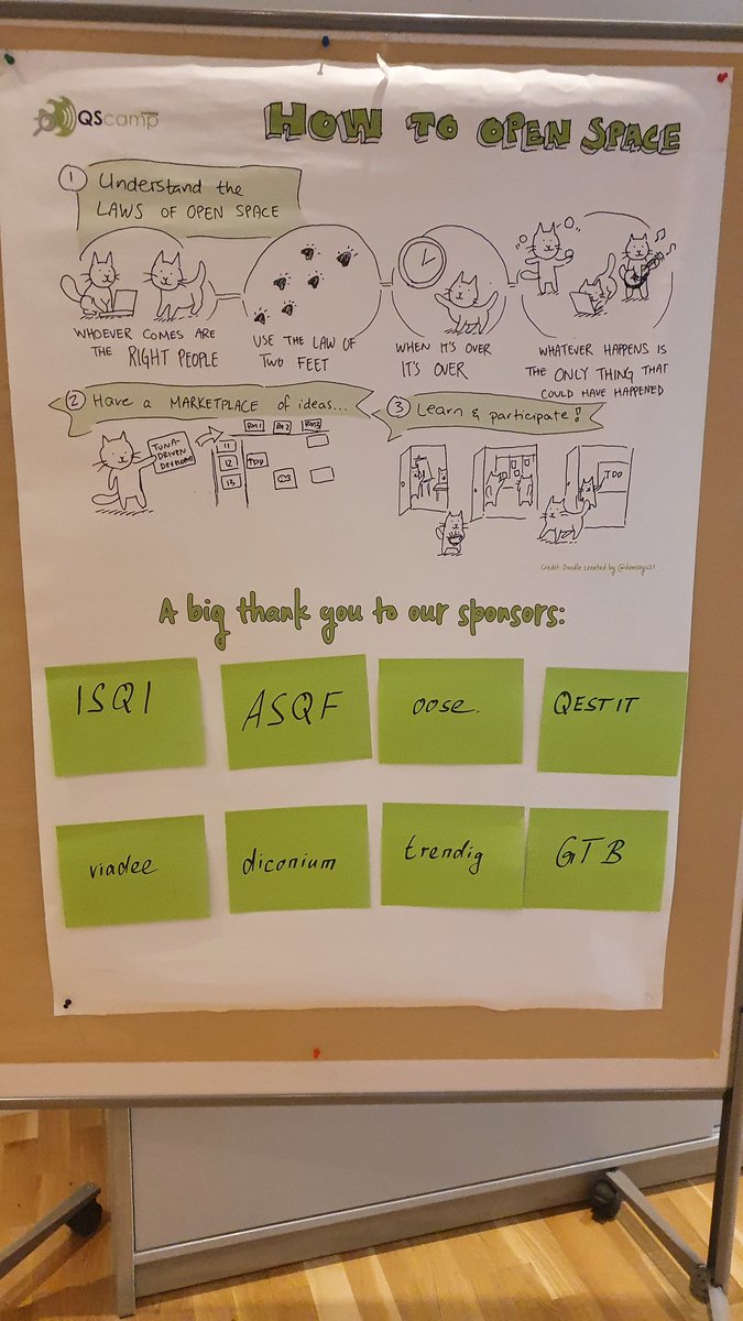 Gleich geht es los! Die ersten Kaltgetränke sind geöffnet, Timo testet die Technik, und die Tester trudeln ein! #qscamp
