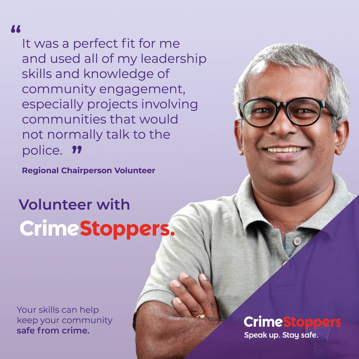 cs_wilt's tweet photo. Make a difference in your community.
Your skills can help keep your community safe from crime.
Volunteer with @CrimestoppersUK by visiting https://t.co/a4G2xPU0kT.
#Volunteering #MakeADifference #Crimestoppers #WiltsHour #SwindonHour https://t.co/BSqtWc7Q2t