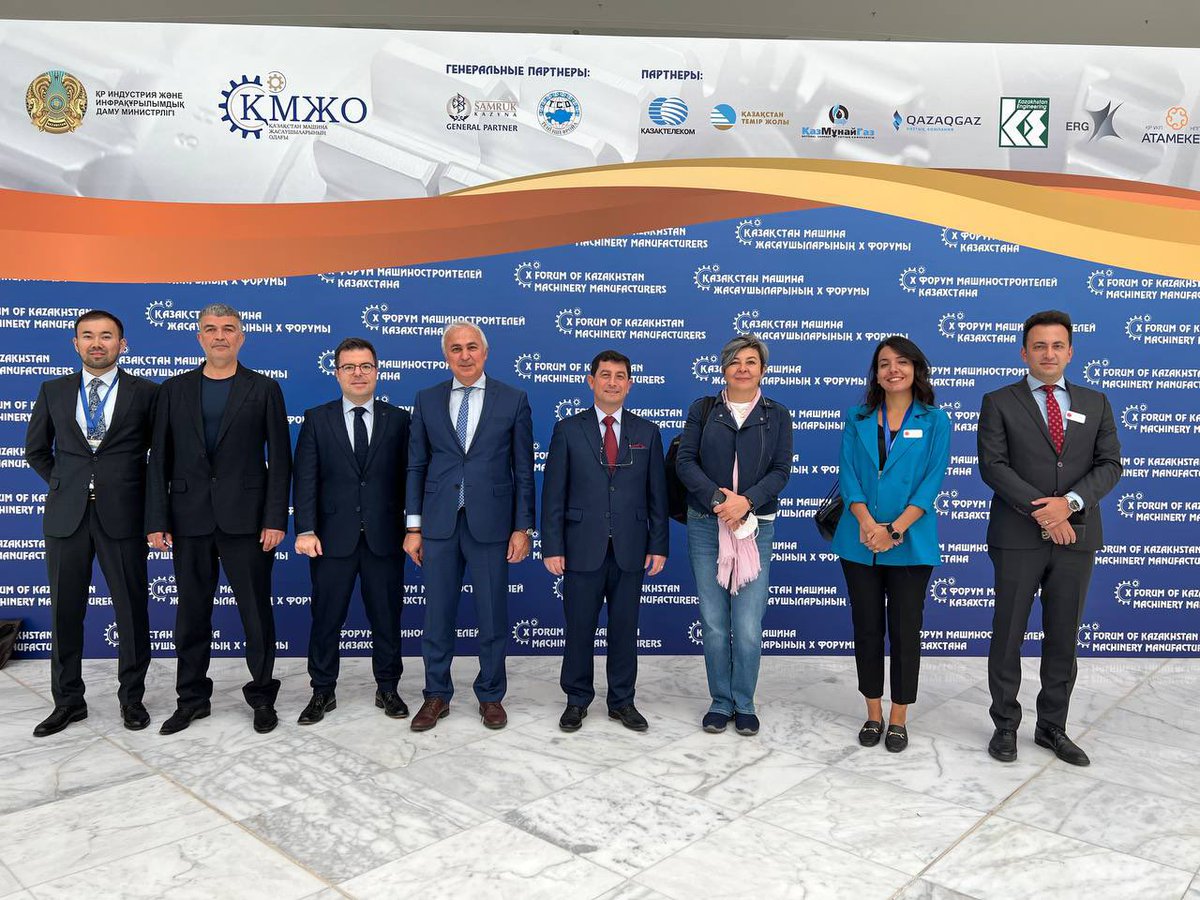 Ekici_uf's tweet photo. At the X. Forum of Kazakhstan Machinery Manufacturers 🇹🇷🇰🇿 entrepreneurs discussed cooperation. #turkishmachinery #makfed https://t.co/BUGtbsY4Ge