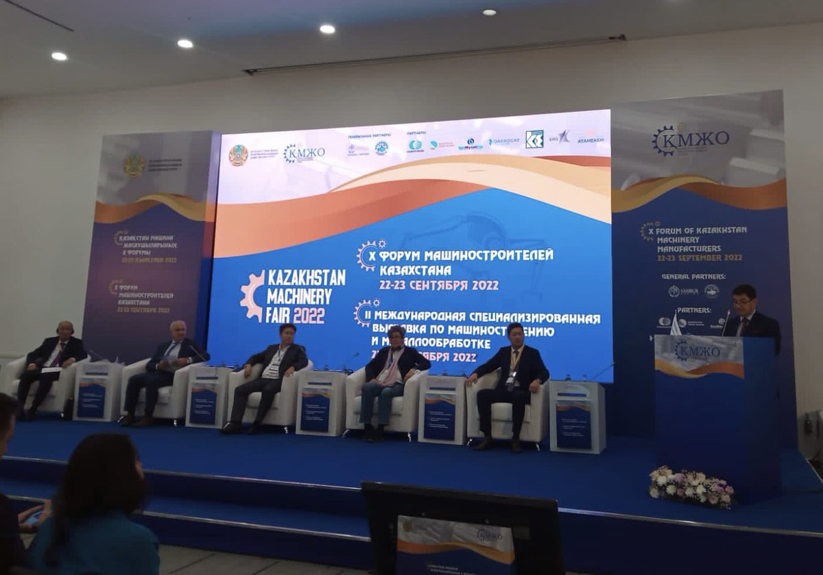 Ekici_uf's tweet photo. At the X. Forum of Kazakhstan Machinery Manufacturers 🇹🇷🇰🇿 entrepreneurs discussed cooperation. #turkishmachinery #makfed https://t.co/BUGtbsY4Ge