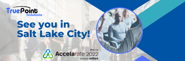 TruePtSolutions's tweet photo. Planning to attend @AccelaSoftware's Accelarate2022? Stop by the TruePoint Solutions booth to hear about #successfulprojects &amp; results your peers have achieved with new and upgraded #technology. https://t.co/VbxFQ0h2Sr https://t.co/gCXZC04pmW