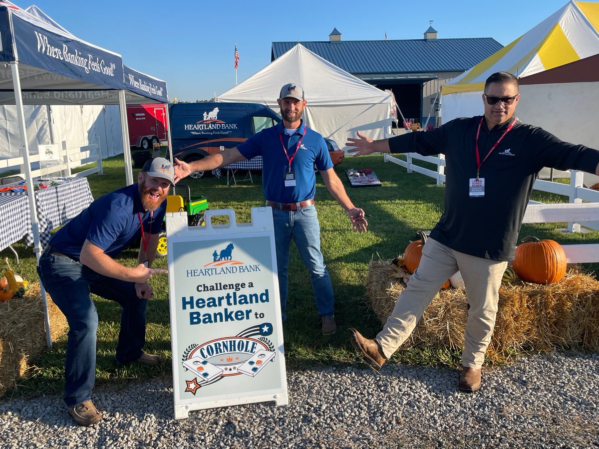 heartlandbank's tweet photo. Another incredible year in the books at @OhioStateFSR! Each year, our team is excited to join 600 commercial exhibitors in welcoming over 100,000 visitors from all over the country to the greatest agricultural exhibition in the world! 🌾🐖🐄 #FSR22 https://t.co/nGe7rEeEqX