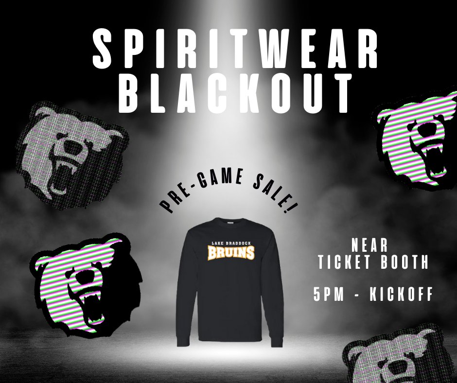 LBABCFanShop's tweet photo. On the blacktop...pre-game tonight...
@LBAthLead @LBathletic @FCPSLBSS @LB_Activities @bruin_boosters @LB_SGA @lbssptsa @LakeBraddockFB https://t.co/H5KpojTk2O