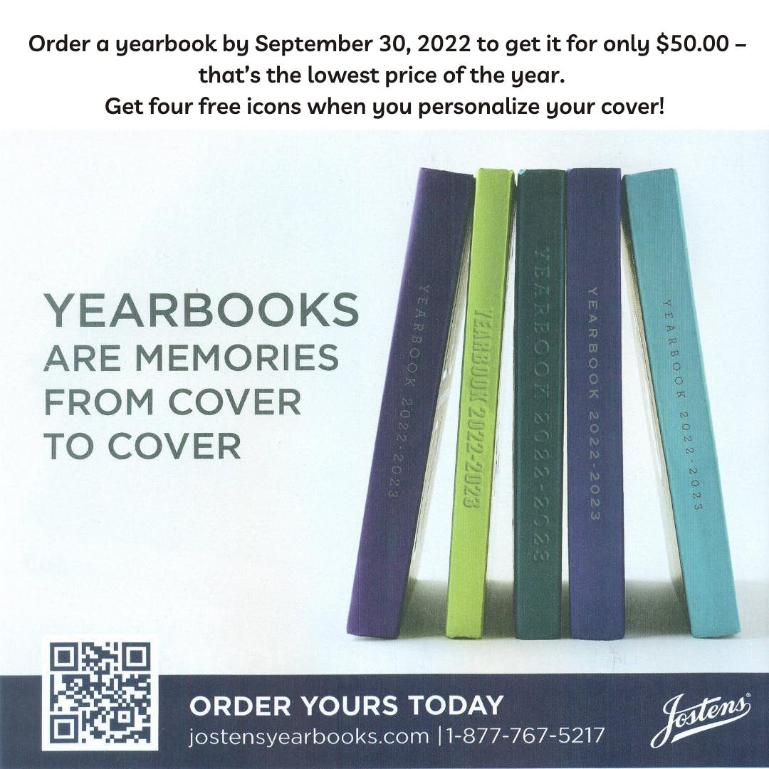 Order your 22-23 Yearbook! Lowest Price of the year!📖