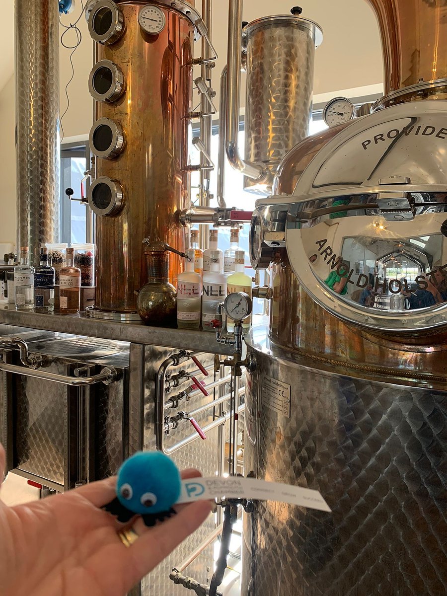 Chamber_Devon's tweet photo. A few snaps from our recent trip to @SalcombeDCo Distillery๐ท
Thanks to Harry from the #SalcombeGin team for showing us around!
Even #DougTheBug made it on the tour! ๐
#DevonChamber #PlymouthChamber https://t.co/uiOL598Ssh