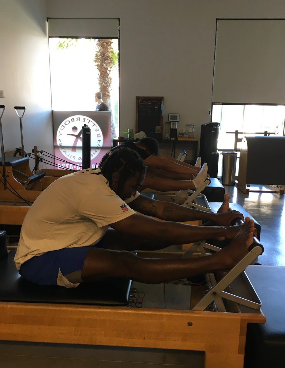 #FastFacts: Pilates strengthens the muscles football players need to make explosive movements and powerful blocks on the field.

Let's go, Rams!
.
.
#BetterBodyFitness #BetterBodyPilates #Pilates #PilatesClass #Fitness #FitnessClass #PersonalTraining #HIIT #FitnessMotivation
