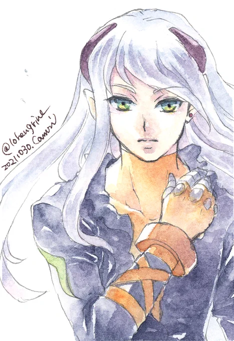 去年のInktoberで、スキャン後の補正がうまく行かなかった神皇様を高解像度(1600dpi)でスキャンし直してみた同じCCDスキャナでも機種が違う(左: GT-S640 右: GT-X820)ので単純比較するのは野暮だけども、高解像度かつ紙目を拾わない設定だとやはりスキャン後の補正作業が格段に楽… 