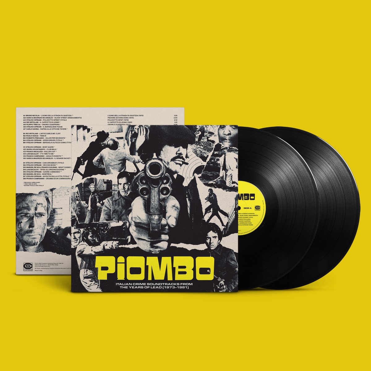camsugarmusic's tweet photo. 🔫 "PIOMBO – Italian Crime Soundtracks from the Years of Lead (1973-1981)" the new collection by CAM Sugar is now out for pre-order: https://t.co/MR718VaiP3
📍Out on November 18th via @DeccaRecords
#musichedi #CAMSugar https://t.co/zgjOoFyjyO