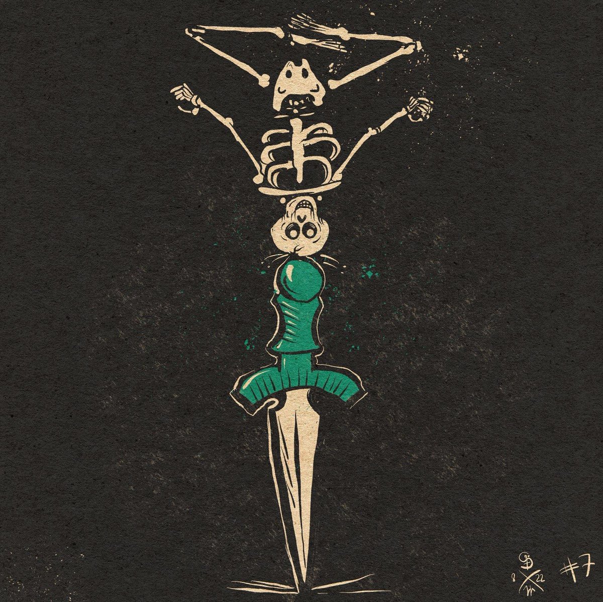 MrPurple_Art's tweet photo. A small selection of Boneman artwork from four pieces.
πhttps://t.co/Fm9LS1DHCW
The whole Boneman's World collection counts 31 pieces
.
#CleanNFT #tezosnft @objktcom #objktnft #tezos #boneman https://t.co/CrC61WsFSG