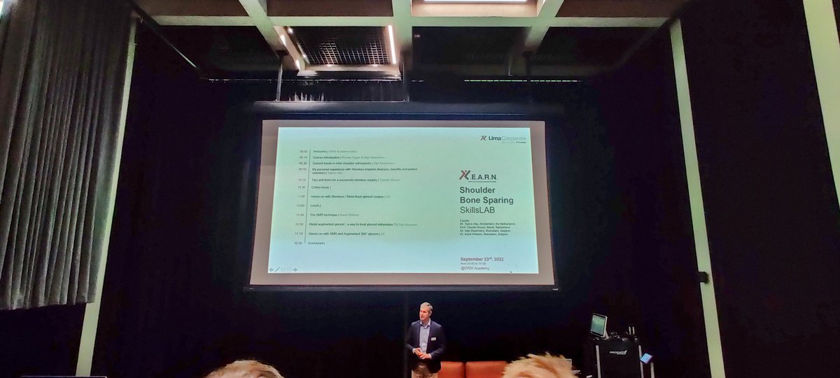 SpOrthopod's tweet image. Great day of practical skills with @lima_corporate in #Ghent  
#Stemless RSA, Axioma 
Augmented 360 #glenoid 
A very well organised day and a great venue @orsiacademy