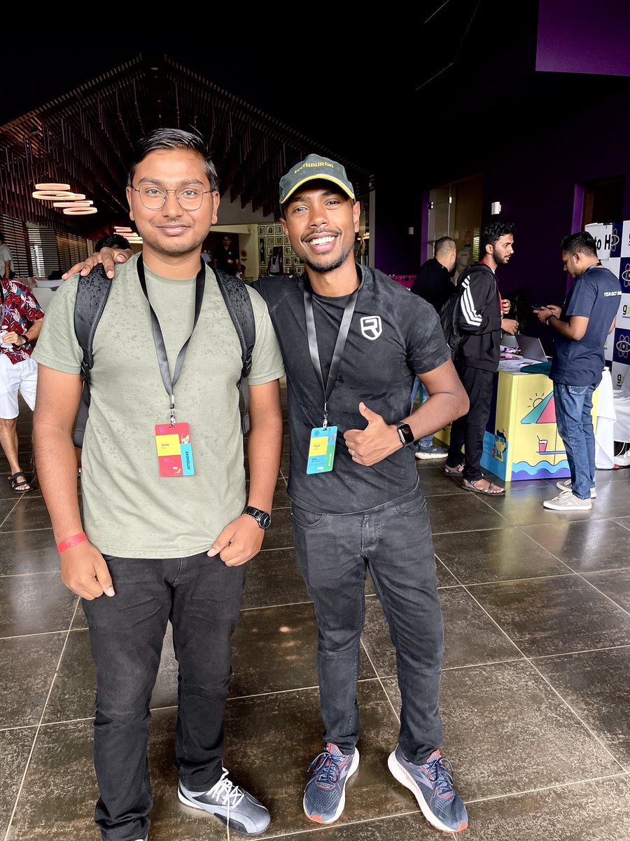 I really loved the way you gave your talk, <a href="/tejask/"></a>  at <a href="/react_india/">React India 🇮🇳</a> ..
Super energetic, Super fun… learnt some really great stuff in cool/hacky way.. 😻

#javascript #react #reactindia2022