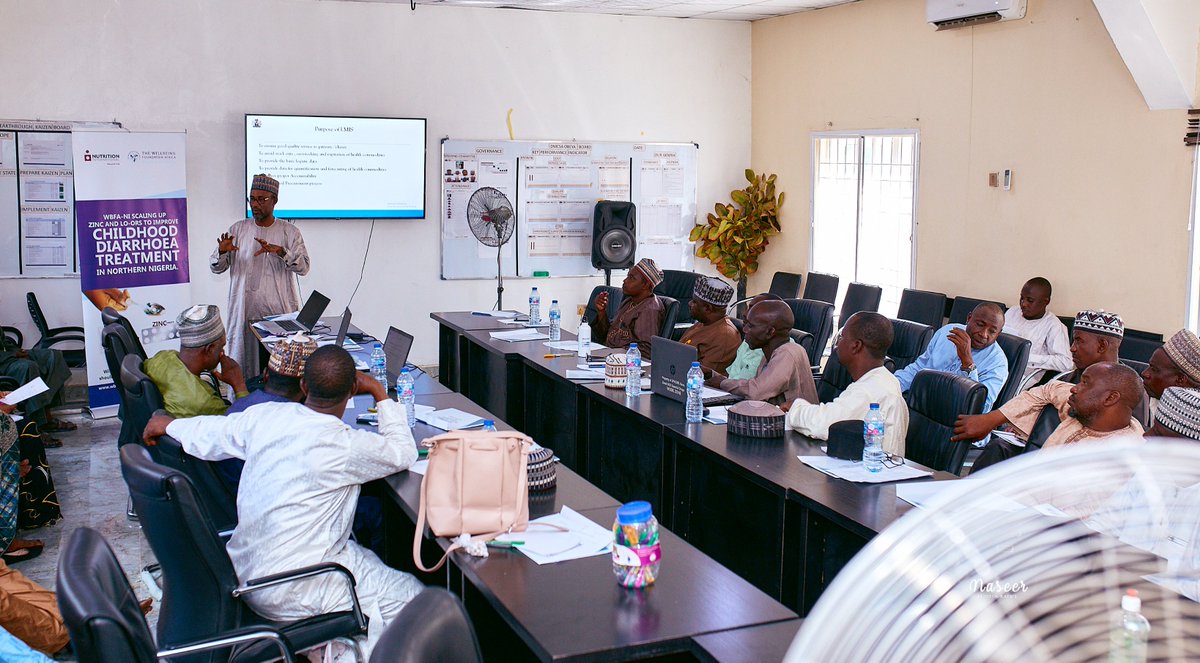 Kano State Supply Chain with support from <a href="/wellbeingafrica/">Wellbeing Foundation Africa</a> and funded by #nutritioninternational (NI) conducted a 2-day refresher training of In-state team members on DRF operations in preparation for HFs Supportive Supervision.