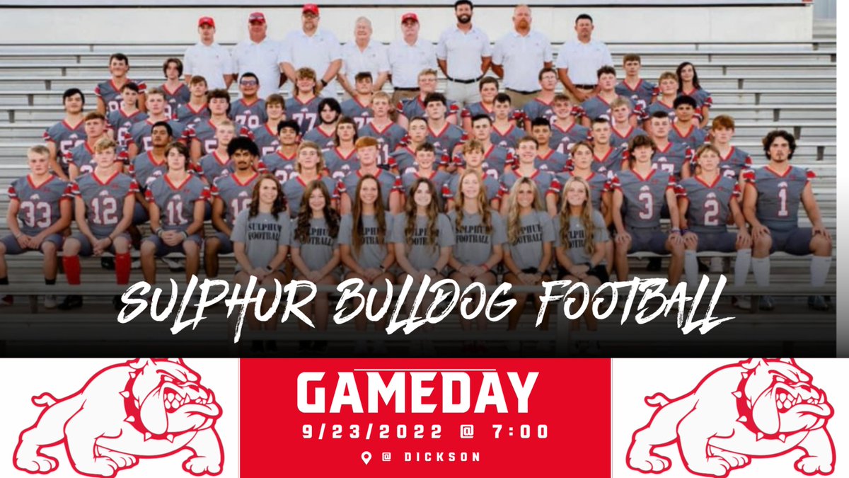 Sulphur Bulldog Athletics (@BulldogSulphur) on Twitter photo 2022-09-23 16:22:09