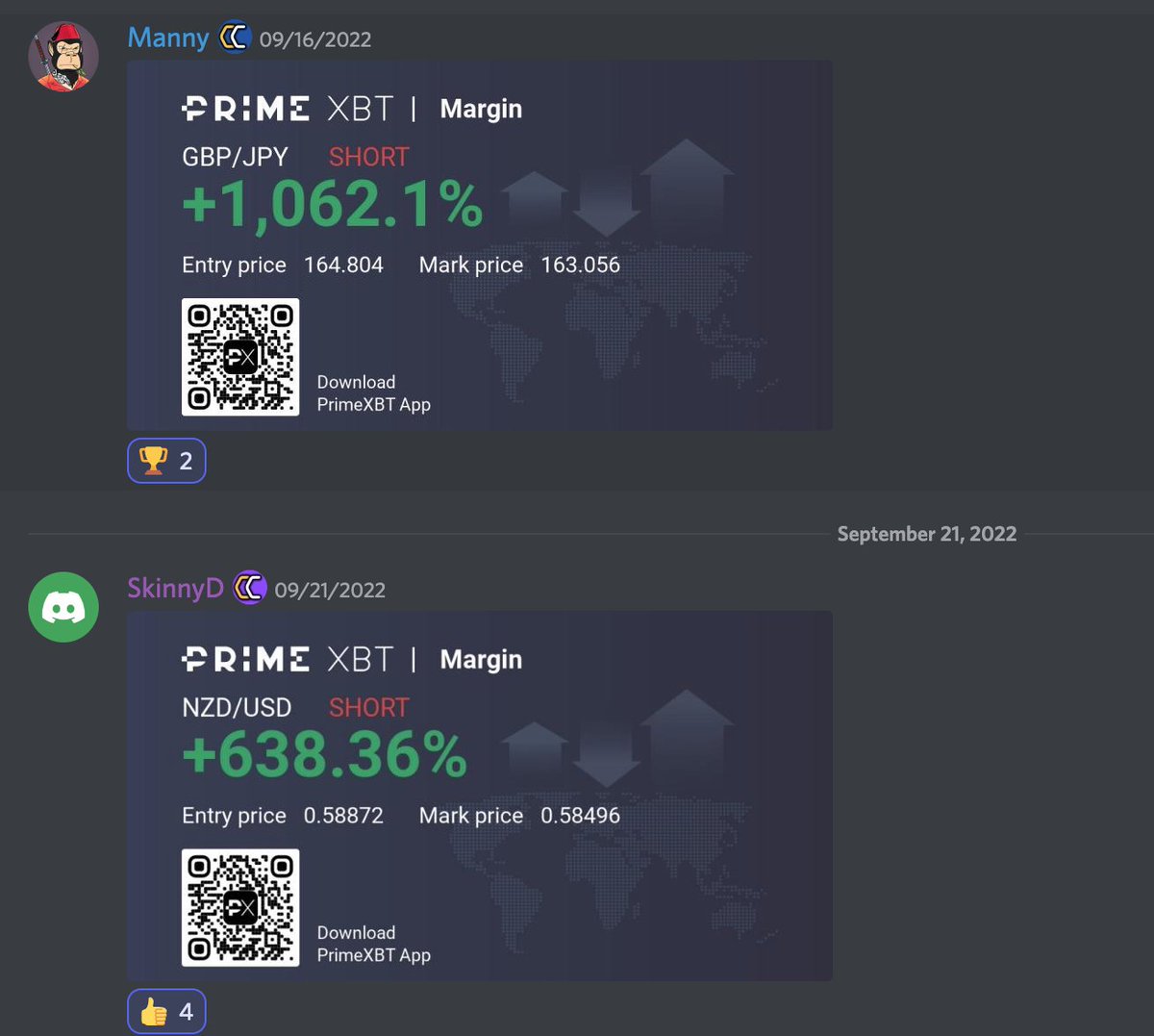 Li5hiFu's tweet photo. We created another #money printing machine for |@crypto_emc premium members. 

100% win rate so far on #forex #trading using our partner exchange |@PrimeXBT 

As long as you are disciplined &amp; know your risk management, you can take a share of it! https://t.co/veKntO9bHu