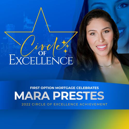 FirstOptionMtg's tweet image. First Option Mortgage congratulates Mara Prestes for reaching the Circle of Excellence achievement. 

We #celebrate and #honor you for your commitment to #excellence, resourcefulness, and heart to serve. 

🙌 Congratulations!

#circleofexcellence #firstoptionmortgage #topproducer