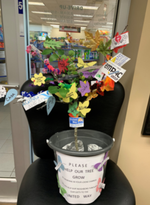 FCAUW's tweet photo. Farmers &amp; Merchants Bank is having fun while helping to support Franklin County Area United Way! We appreciate all that they are doing! https://t.co/JE3mnwcJXc