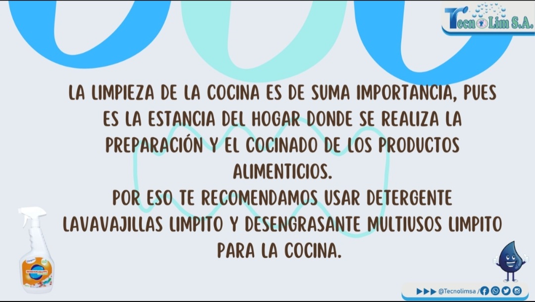 Tecnolimsa's tweet photo. Los mejores productos para limpiar tu #cocina los tenemos aquí en #Tecnolimsa.
La #higiene de la cocina es importante, pues es aquí donde preparamos los alimentos.Te recomendamos usar #detergentelavavajillasLimpito #desengrasantemultiusosLimpito https://t.co/NZHvWYa4Oo