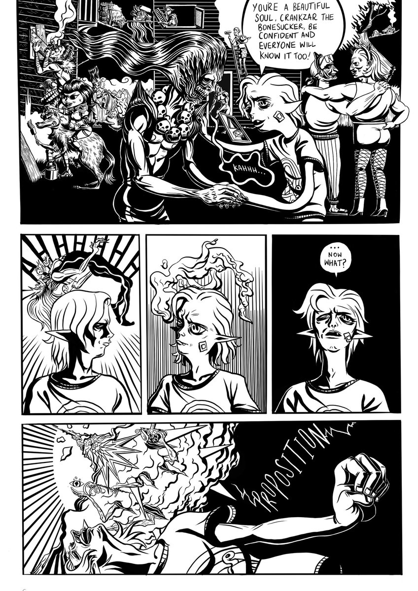 niami's tweet photo. The last three pages, for a bit of context. #ComicArt #illustration @Procreate @ThoughtBubbleUK https://t.co/dPHimLEa56