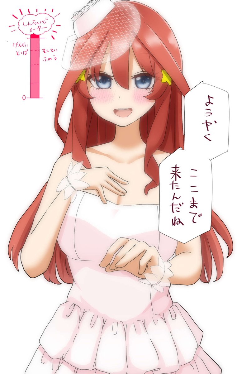 いいねRTで少しずつ心を開いてくれる五月ラスト
#五等分の花嫁 #中野五月 