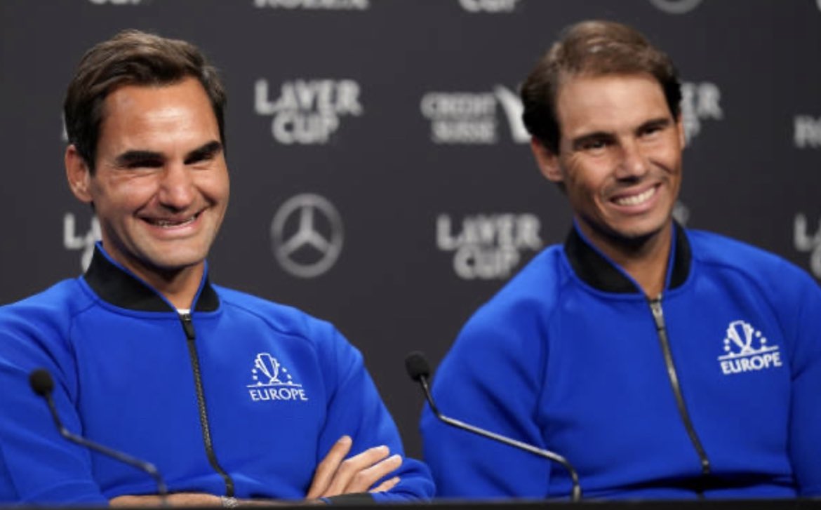 fermurciego's tweet photo. Que Federer termine su carrera jugando dobles con Nadal es poesía. Rivales, amigos, leyendas, únicos. Tan iguales como distintos. 

Aquí un buen ejemplo ✨ https://t.co/7Tn2mEUA5p