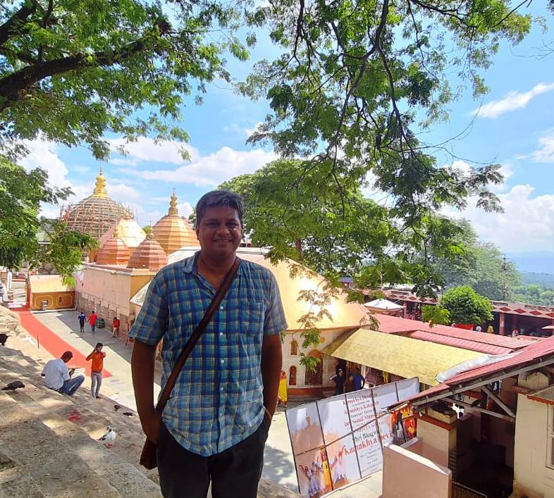 After darshana of Maa at Kamakhya. It was my first time. The sheer experience was overwhelming, even for someone who is not a newcomer to Tantric traditions and parampara. To visit the garbha-griha at Kamakhya is an experience like no other. May Maa invite me again and again.