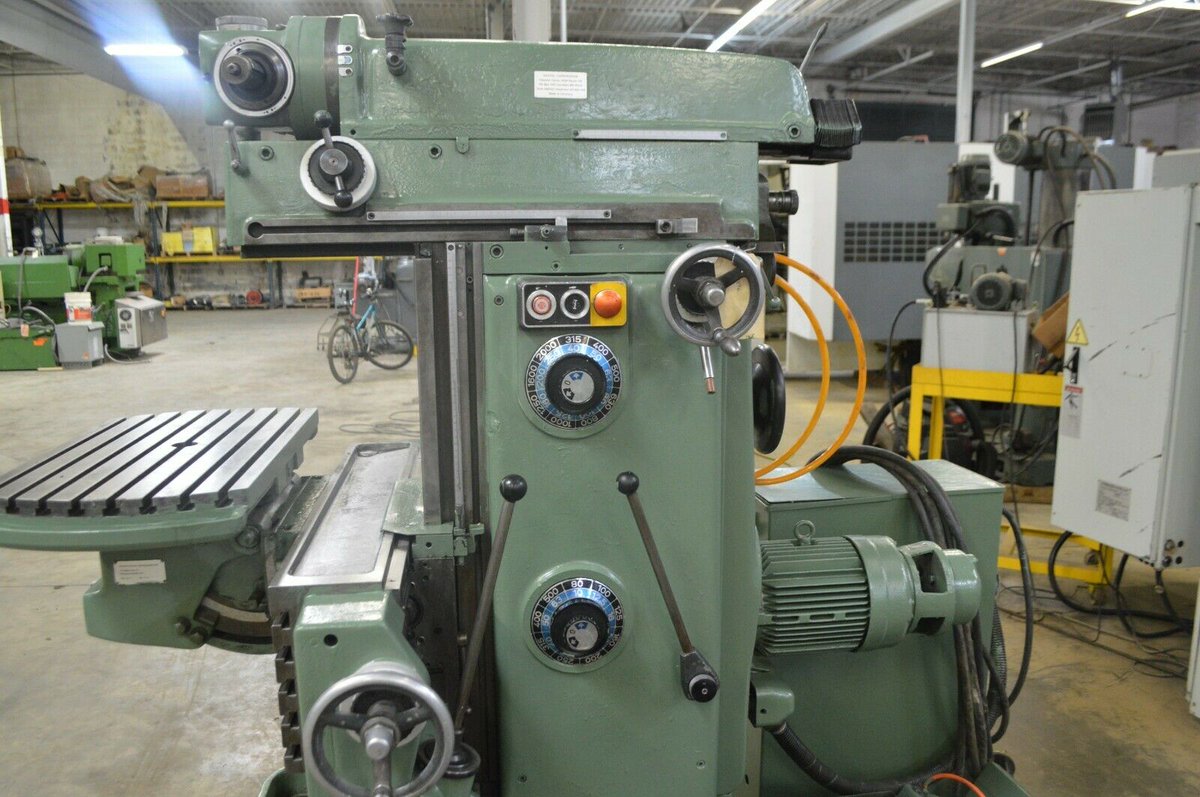 Machinetoolcomm's tweet image. Used Milling Machines For Sale - Deckel FP3 Universal Mill shar.es/af5X4R
#deckel #millingmachine #universalmill #mfg #machinetools #mfg #machinetools #usedmachinetools #metalcutting #IMTS2022