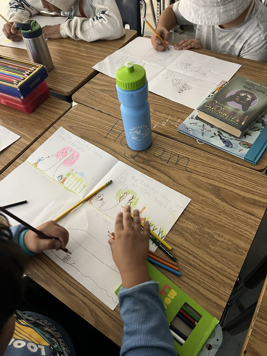 HyblaValley4th's tweet photo. Exploring how the Native People’s adapted during Virginia’s four seasons @HyblaValleyES https://t.co/9horgNP9ST