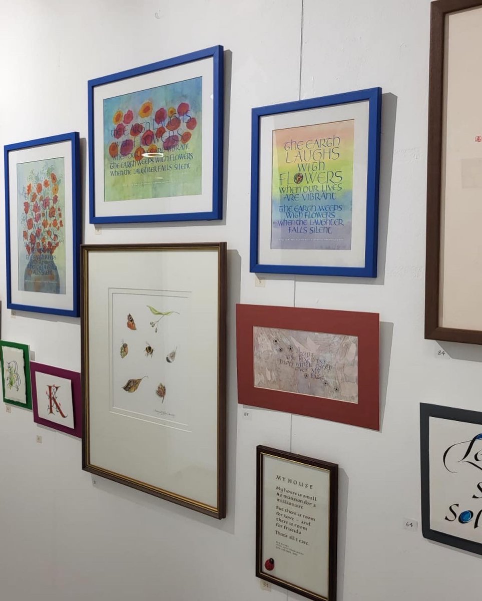 SLLAcalligraphy's tweet photo. Photos from our exhibition at Gallery 101, EC4V 4EH - come and visit if you can! Open Sept 26-29th. https://t.co/FUtBMO8O8f