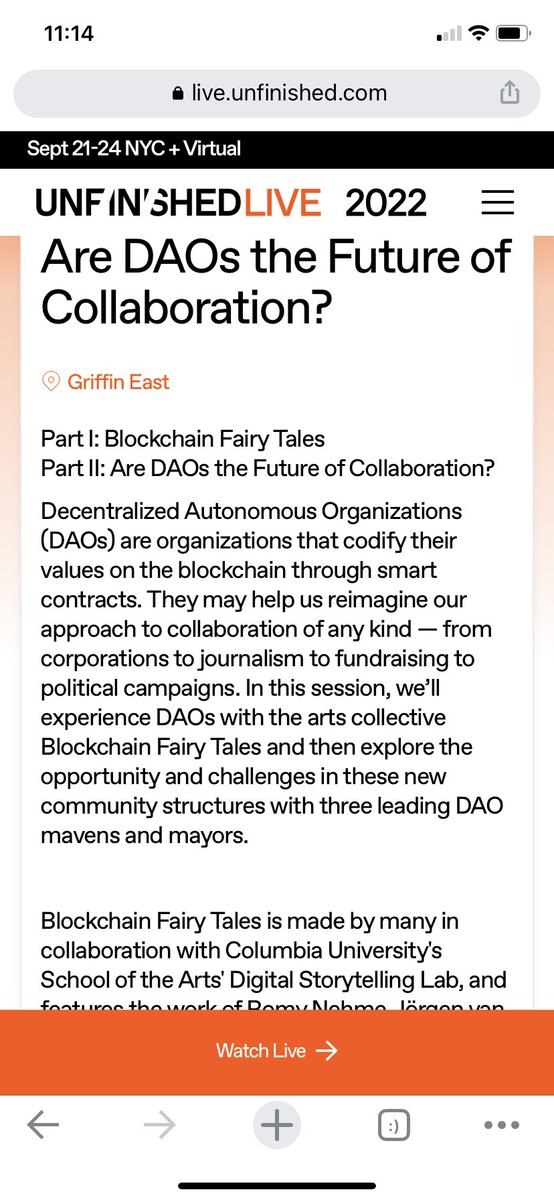 Branka2Panic's tweet image. Are DAOs the Future of Collaboration? 
#UnfinishedLive @byUnfinished 

The #power panel in a packed room next door with @ruha9 merbroussard @safiyanoble @jelani9 on #JustTech local control, bias, taxing the wealthy…

What are we missing here? Removing the wall between the rooms?