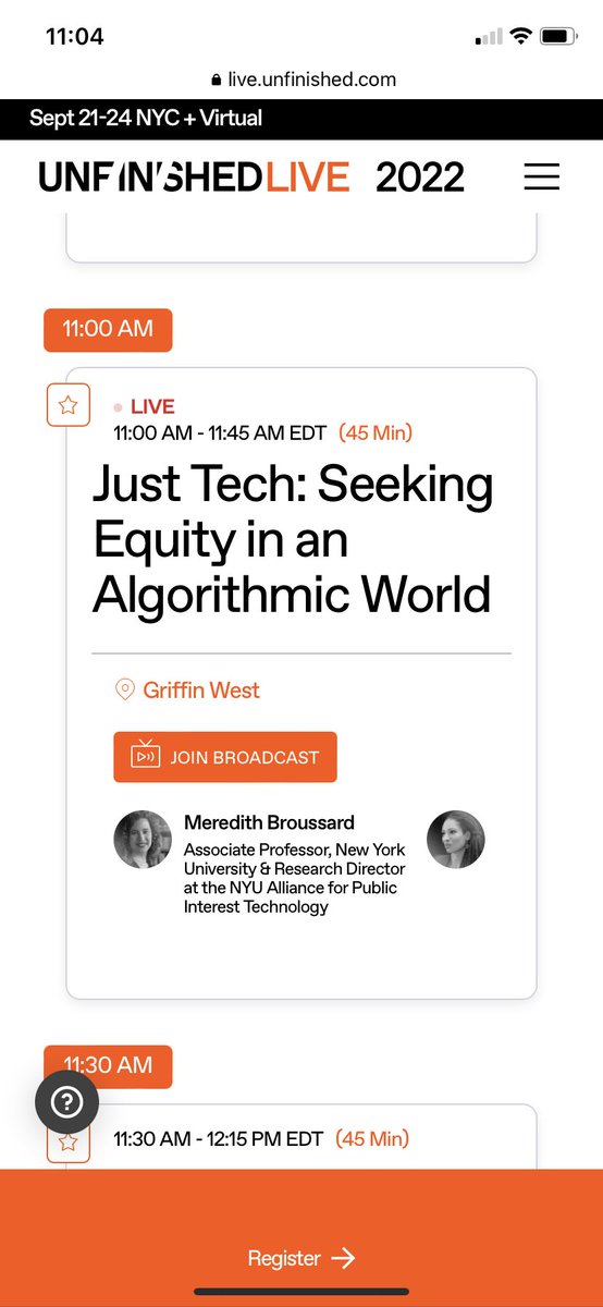 Branka2Panic's tweet image. Are DAOs the Future of Collaboration? 
#UnfinishedLive @byUnfinished 

The #power panel in a packed room next door with @ruha9 merbroussard @safiyanoble @jelani9 on #JustTech local control, bias, taxing the wealthy…

What are we missing here? Removing the wall between the rooms?