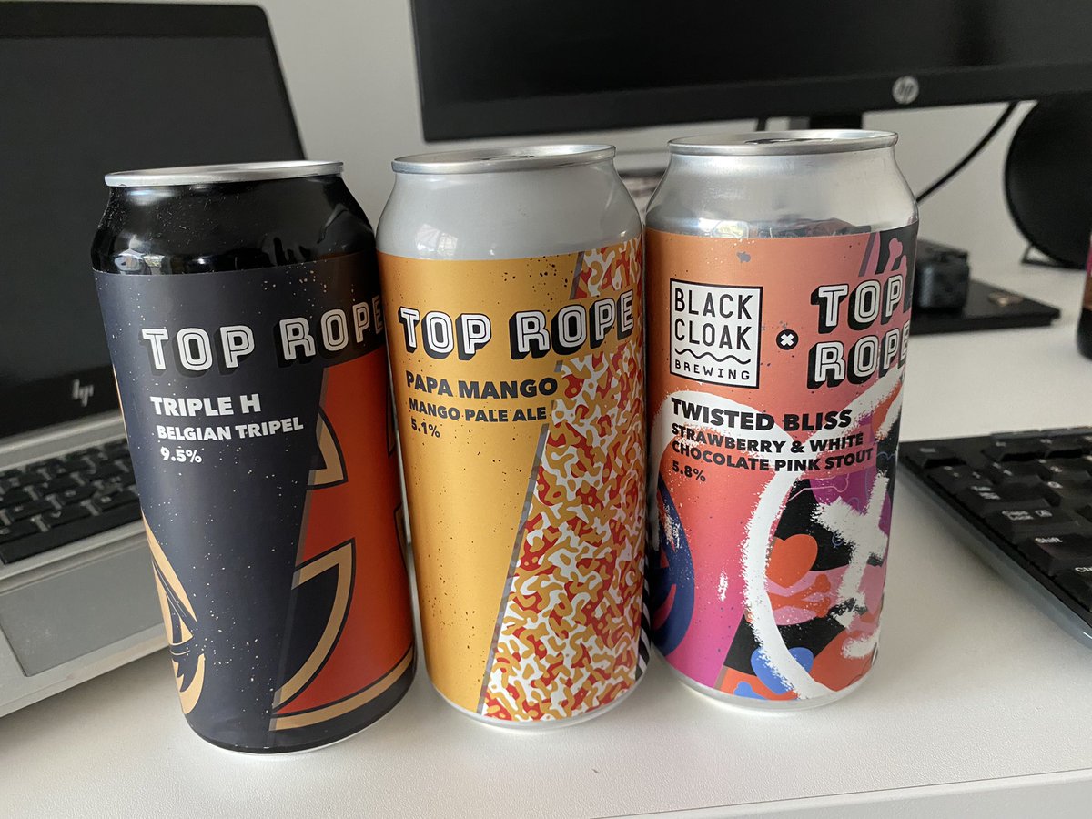 van_stace's tweet photo. When you find wresting themed beer @AlexaBliss_WWE @TripleH https://t.co/GaK95ZQlYP