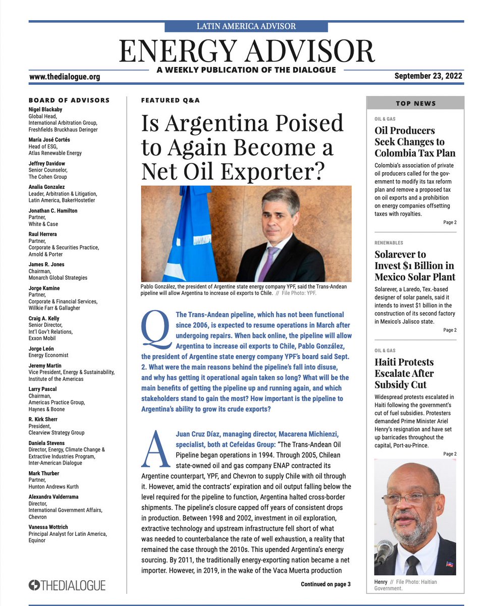 Dialogue Energy Transition and Climate Program tweet media