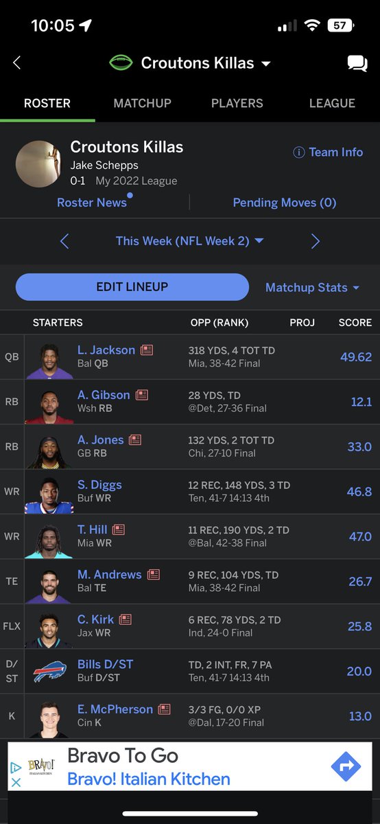 jakeschepps_'s tweet photo. 10 man ppr #BarstoolSportsbook #espn #barstool https://t.co/lOTf5XskOS