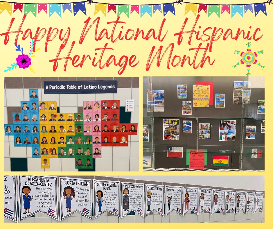 MsAmberCannon's tweet photo. Celebrating Hispanic Heritage Month around our school! https://t.co/mTxGrq61uG