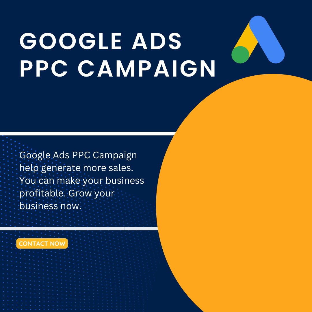 Google Ads PPC Campaign help generate more sales. You can make your business profitable. Grow your business now.
fiverr.com/share/xj20X
#digitalmarketing #searchenginemarketing #googleads #googleadwords #PPC #googleppc #ppcadvertising #ppcads #ppccampaign #ppcexpert