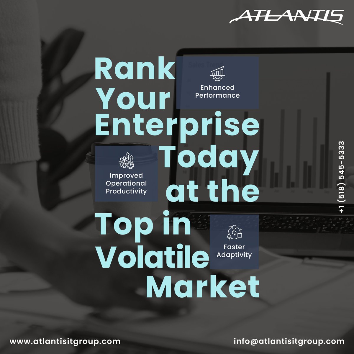 AtlantisIt's tweet photo. Vision actualizes through visibility in the future. To grow and develop in a competitive market, companies require faster adaptivity, enhanced performance, &amp; improved operational productivity.
#technical #businessexpertise #atlantis #atlantisitgroup #digitaltransformation https://t.co/OliGOEnp3s