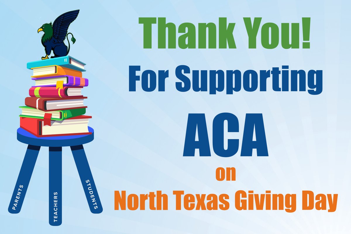 OfficialAca's tweet photo. Thank you to everyone for supporting @OfficialACA on #NTxGivingDay.  We are grateful for your donations, votes, FUNdraising pages, and getting the word out to your friends and family.  ACA received 315 donations totaling $21,224.50 on North Texas Giving Day.  
#simulnosfortes https://t.co/Y1M5ZUKHoY