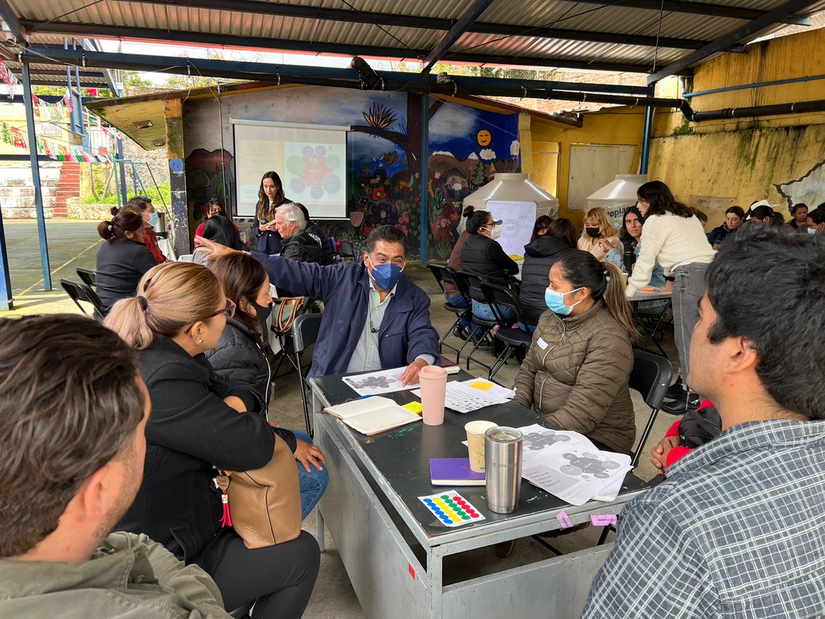 PNUD_Mexico's tweet photo. El #LabPNUDMX concluyó la intervención de #MochilazoconPNUD después de 3 días en San Juan Tlacotenco, Morelos, donde realizó procesos colaborativos y una metodología para definir acciones para construir un futuro con más oportunidades de desarrollo humano para todas y todos. https://t.co/RKlGTTO2Kp