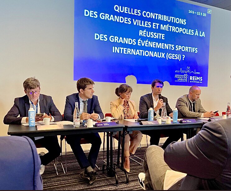 rosanjou's tweet photo. En présence @buzmoreau @DIGES_fr, @SanaurFrederic @Agence_du_Sport atelier sport #JNFU @France_urbaine fut fructueux et a démontré la nécessité de renforcer le dialogue entre #Etat et #ColLoc @MathieuHanotin @PierreRabadan @BlanchardRaphaL @AmHeugas #NouvelleGouvernanceduSport https://t.co/MSMmID9L2E